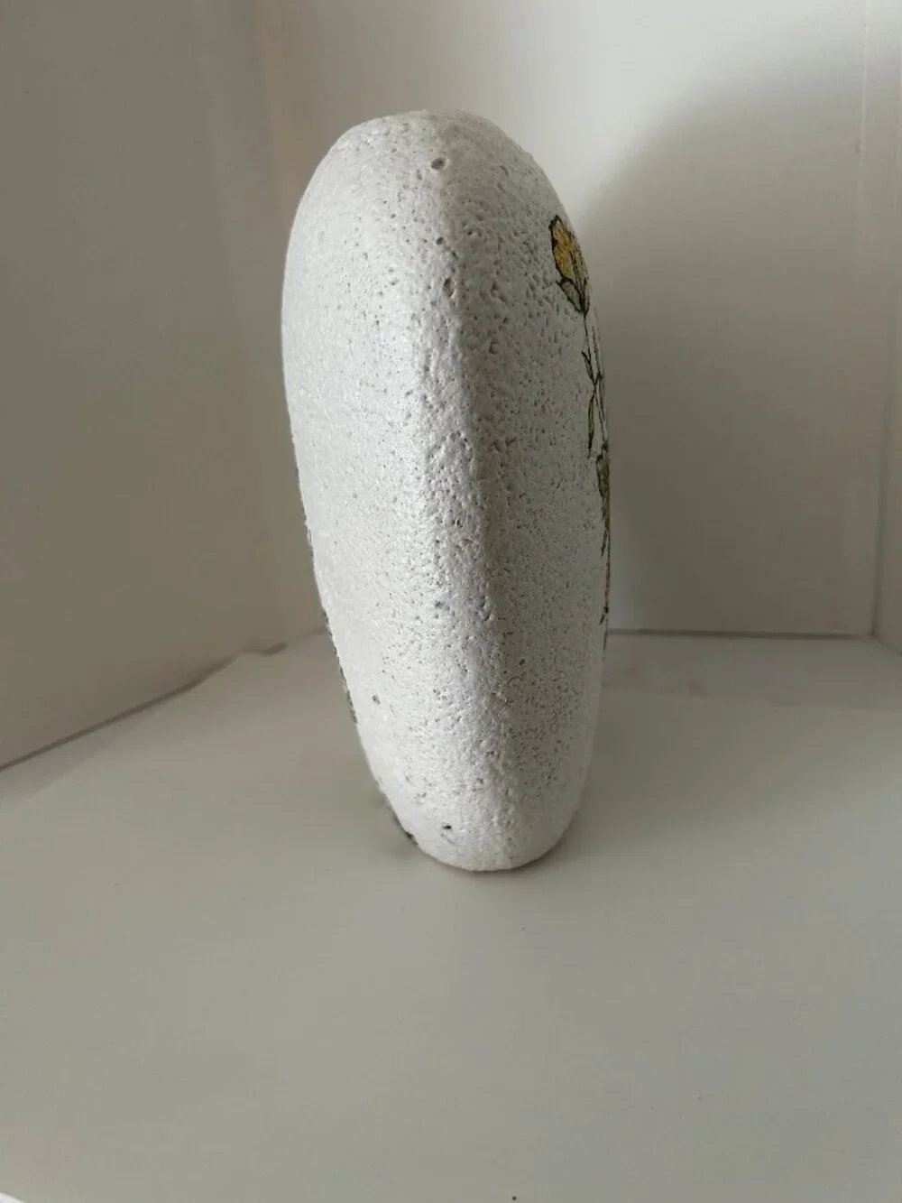 White Floral Lava Flower Vase